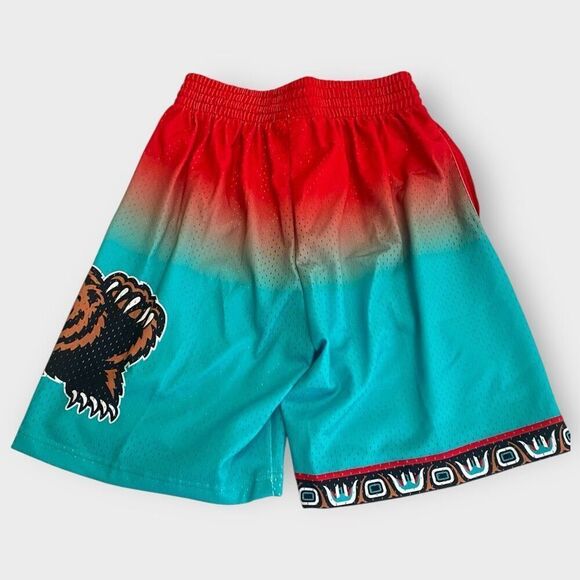 Mitchell & Ness Grizzlies 1996 NBA Fadeaway Swingman Shorts Mens size Small New - Picture 6 of 10